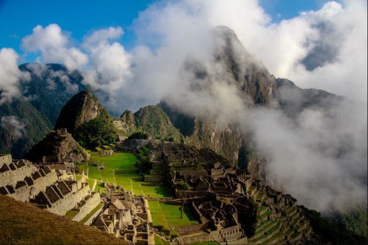 view of Macchu Picchu